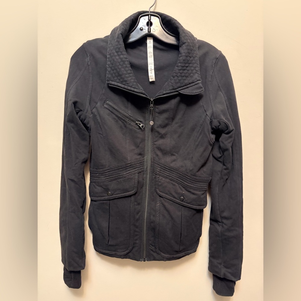 Rare LULU LEMON It's Happening Jacket - Black - Picture 4 of 11